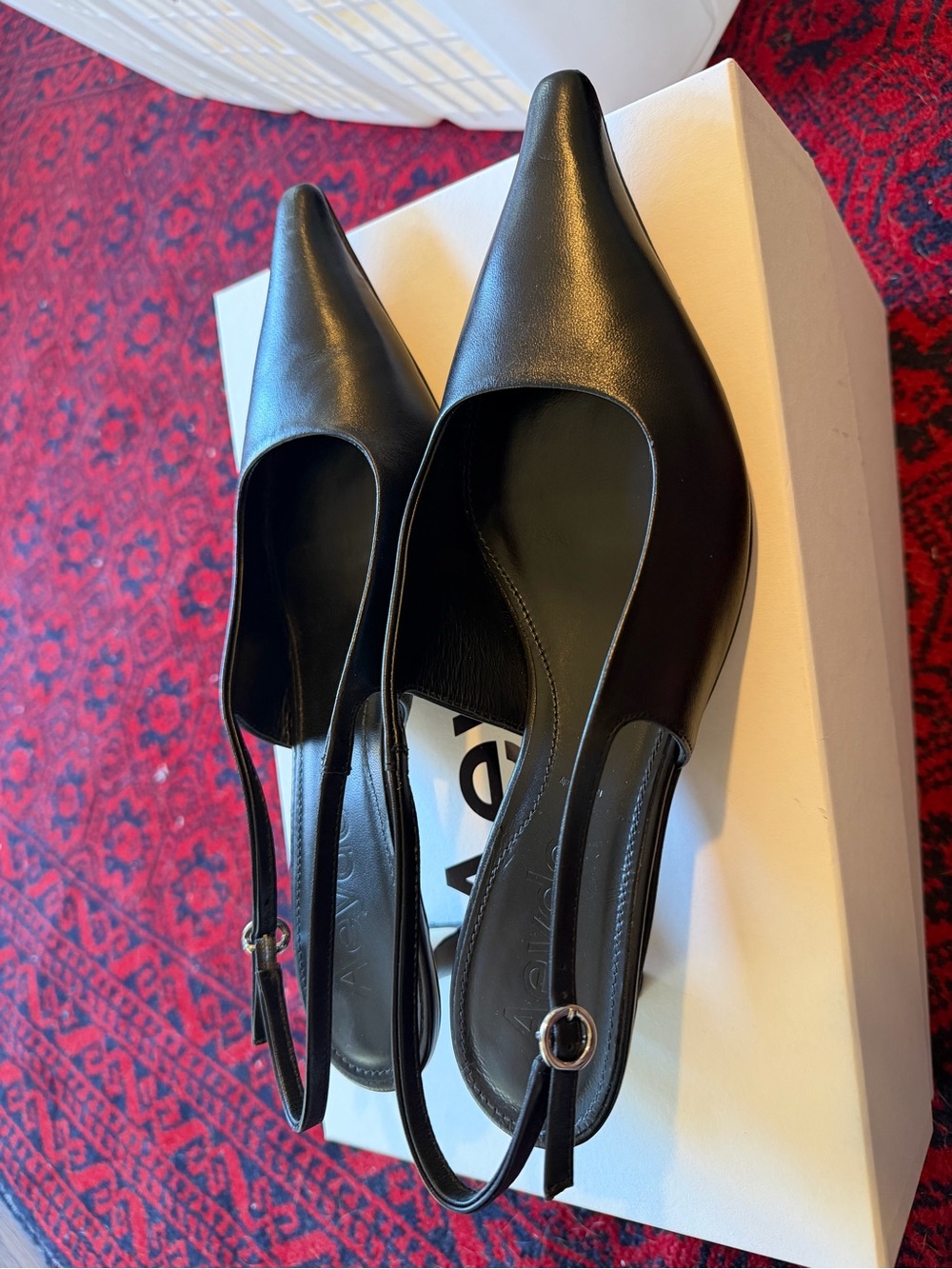 Aeyde Catrina Slingback Heels